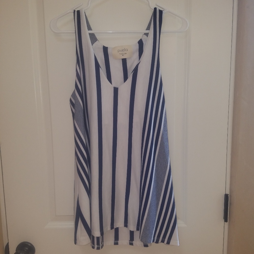 Puella Swing tank with vertical stripes